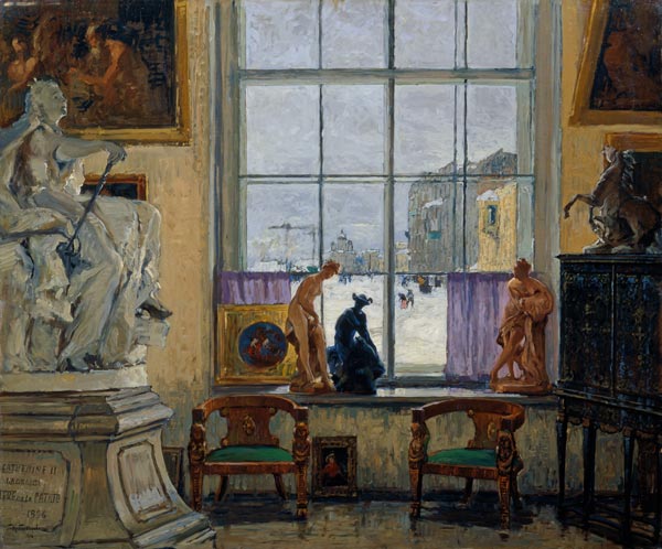 In einem Museum de Nikolai P. Bogdanow-Bjelski