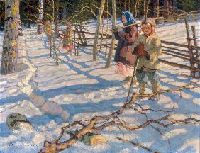 Children in the Snow