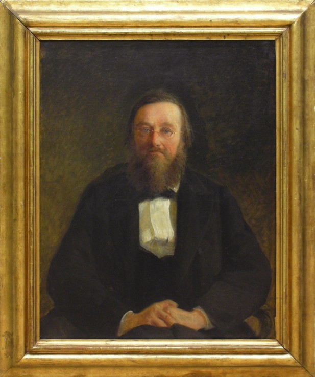 Portrait of the Historian Nikolai I. Kostomarov (1817-1885) de Nikolai Nikolajewitsch Ge