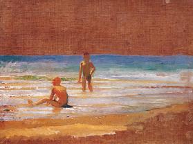 Boys on the seashore