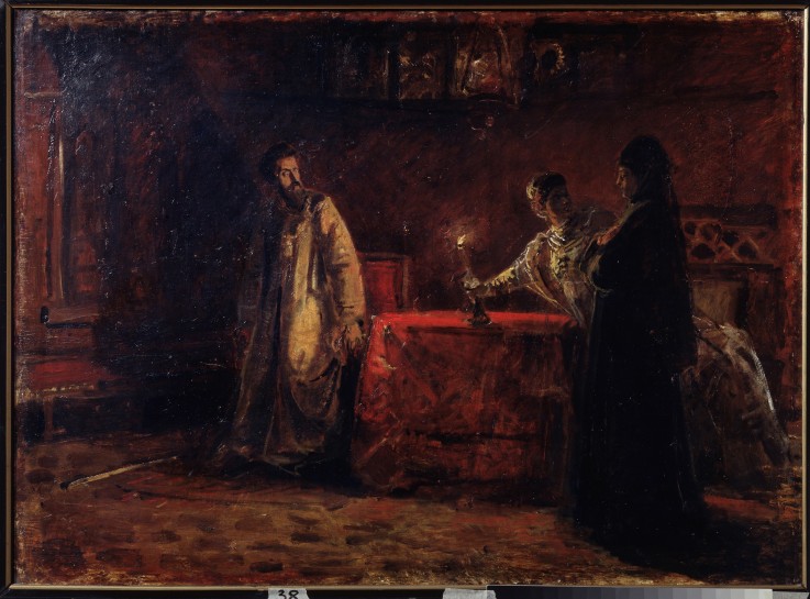 Tsar Boris Godunov and Tsarina Martha de Nikolai Nikolajewitsch Ge