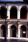 Facade of the church, rebuilt in the 15th century (photo)