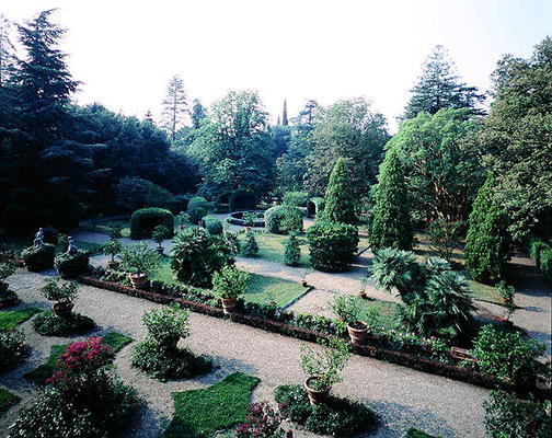 View of the Main Garden, Villa Medicea de Careggi (photo) de 
