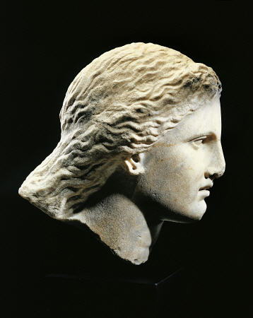 A Greek Marble Female Head In Profile de 