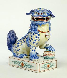 A Kakiemon Model Of A Karashishi