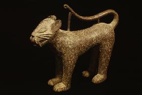 Aquamanile, Leopard, Benin / Bronze