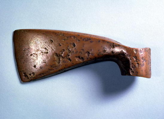Axe from Vucedol, Pakrac, Slavonia, Bronze Age, c.2000-1000 BC (bronze) de 