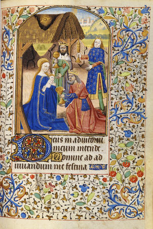 Book Of Hours, Use Of Rome, In Latin, Calendar In French de 