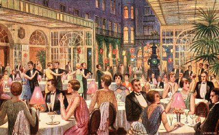 Berlin, Adlon Hotel , Terrace, 1928