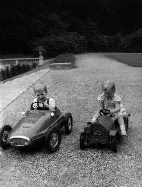 Children of AlbertofBelgium : prince Philip and Princess Astrid of Belgium