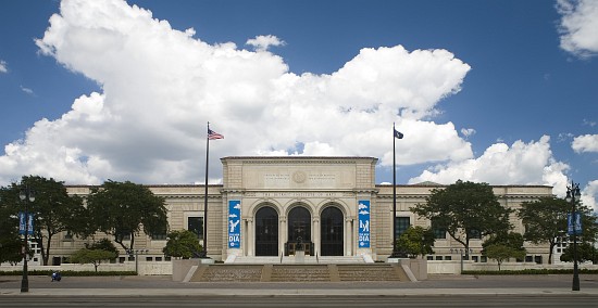 Exterior view of the Detroit Institute of Arts de 