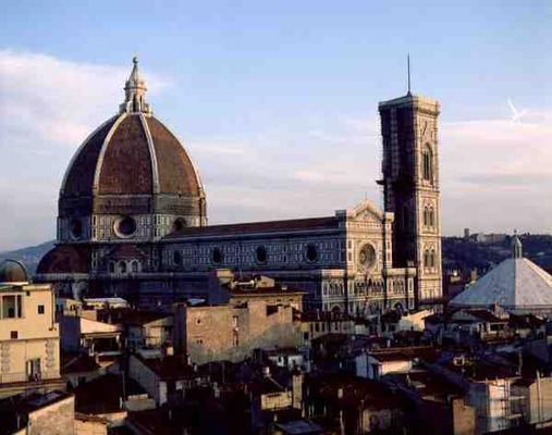 Exterior view of S.Maria del Fiore, 1294-1436 (photo) de 