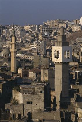 General view of Tripoli (colour photo) 