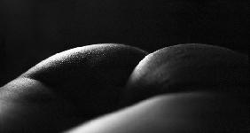 Human form abstract body part (b/w photo) 