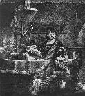 Jan Uytenbogaert ''The Goldweigher'', 1639 (etching & drypoint)