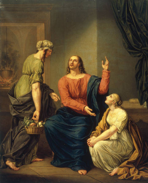 J.A.Stark / Christ with Mary and Martha de 