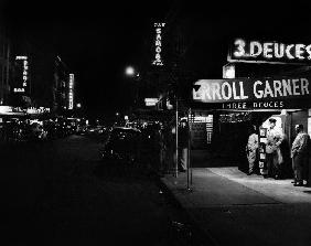 jazz club Three Deuces in the 52nd Street in New York