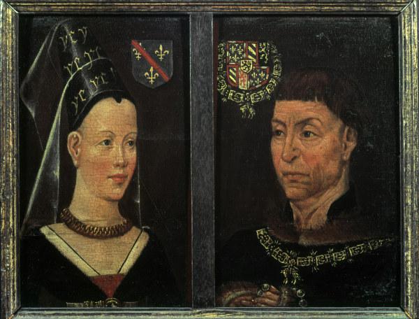 Charles the Bold and his wife