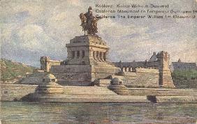 Koblenz, Deutsches Eck / Bildpostk.1910