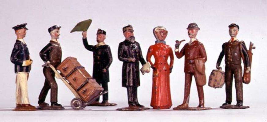 Model Railway Figures, c.1908 (lead) de 