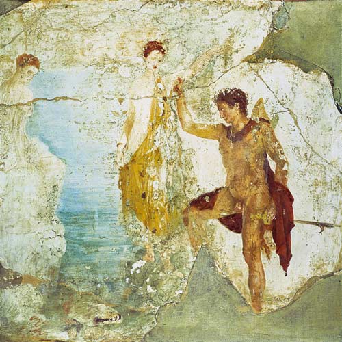 Perseus freeing Andromeda, from the House of the Five Skeletons, Pompeii de 