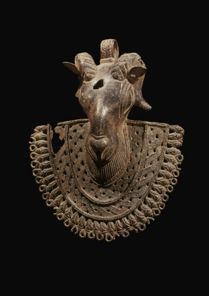 Ram mask / Benin / Bronze de 