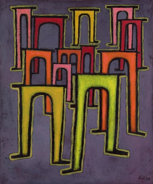 Revolution of the Viaduct, 1937 (no 153) (oil on primed cotton)  de 