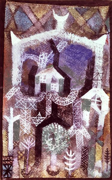 Summer-houses, 1919 (no 8) (w/c on primed linen on paper on cardboard)  de 