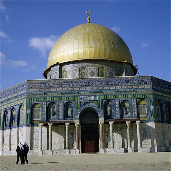 The Dome of the Rock, Temple Mount, built AD 692 de 