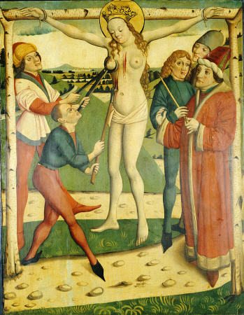 The Martyrdom Of Saint Catherine With The Donor Wumbart Rural Dean And Parish Priest Of Zelhafen de 