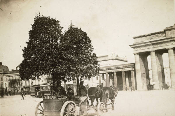 Brandenburg Gate / Planting of trees de 