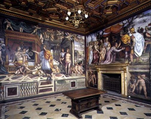 The 'Sala delle Nozze di Alessandro e Rossana' (Hall of the Marriage of Alexander The Great (356-323 de 