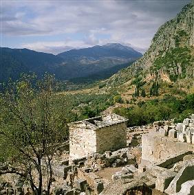 View of the Athenian Treasury