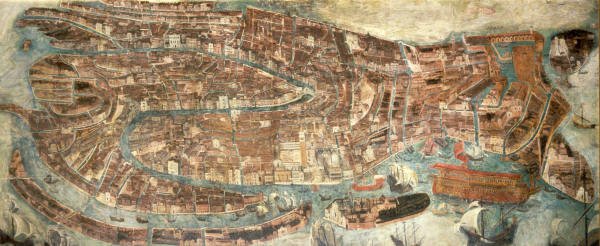 Venice, Bird''s eye view, c.1600. de 