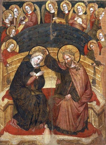 Coronation of Mary / Venet.Paint./ C14th de 
