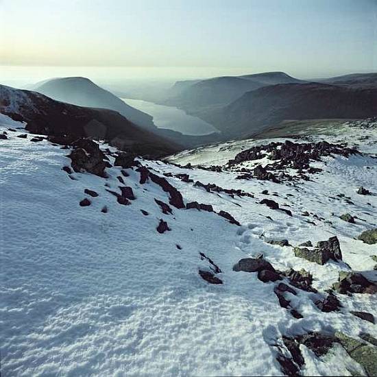 View of Wastwater from Scafell Pike de 