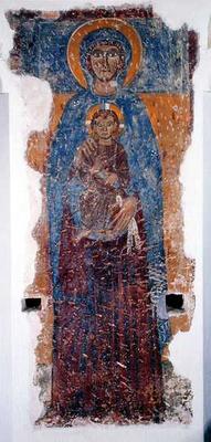 Virgin and Child, 9th-11th century (fresco) de 