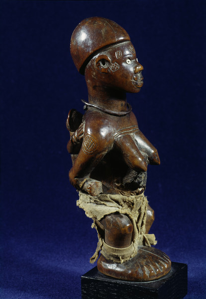 Weibl. Figur, Pende, Kongo / Holz de 