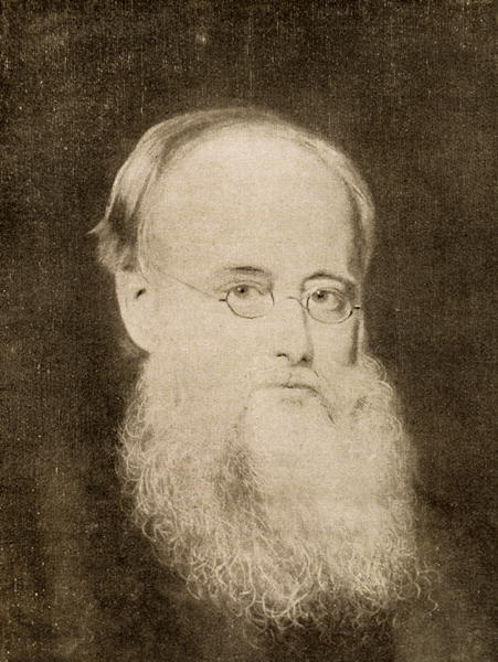 Wilkie Collins (1824-89) (b/w photo)  de 