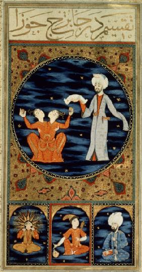 Zodiac / Gemini / Turkish miniature /C16