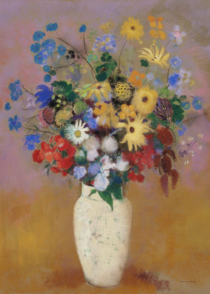 Vase of Flowers - Odilon Redon