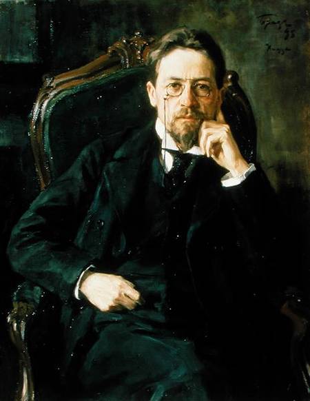 Portrait of Anton Pavlovich Chekhov de Osip Emmanuilovich Braz
