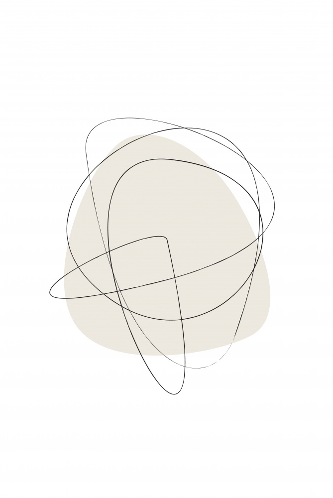 Beige Circles de Oju Design