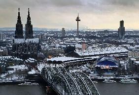 Schnee in Köln