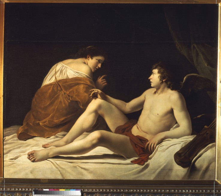Cupid and Psyche de Orazio Gentileschi