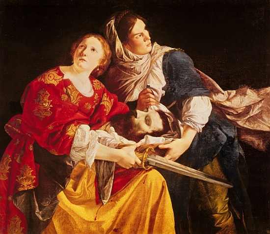 Judith with the head of Holofernes de Orazio Gentileschi