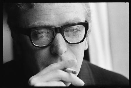 Michael Caine smoking