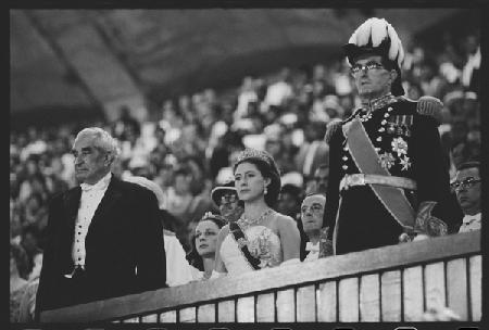 Princess Margaret and Prime Minister Bustamante celebrating Jamaican Independence