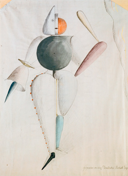 Design for the Triadic Ballet de Oskar Schlemmer