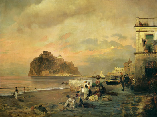 Ischia de Oswald Achenbach